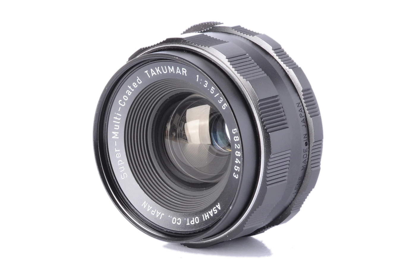 Takumar 35mm f/3.5 V5 · Super-Multi-Coated Takumar 的镜身外观参考